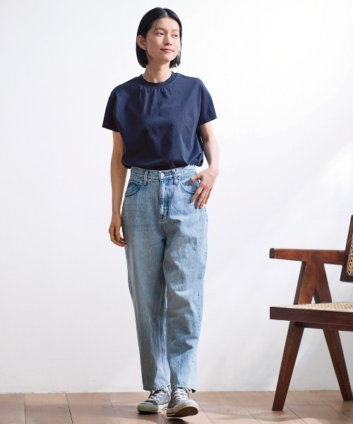 Sunny clouds(サニークラウズ)の「サニークラウズ 贅沢ジーンズ〈レディース〉(デニムパンツ・レディース・ライトブルー・61/64/67/70/73)」の22枚目の写真