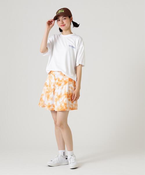 Jack Bunny!!(ジャックバニー)の「【Jack Bunny!!】PEバックメッシュ半袖プリントTシャツ(Tシャツ/カットソー・レディース・ホワイト/イエロー・SMALL/LARGE/MEDIUM)」の3枚目の写真