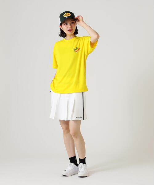 Jack Bunny!!(ジャックバニー)の「【Jack Bunny!!】PEバックメッシュ半袖プリントTシャツ(Tシャツ/カットソー・レディース・ホワイト/イエロー・SMALL/LARGE/MEDIUM)」の9枚目の写真