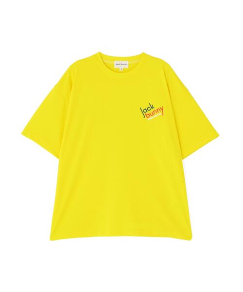 Jack Bunny!!(ジャックバニー)の「【Jack Bunny!!】PEバックメッシュ半袖プリントTシャツ(Tシャツ/カットソー・レディース・ホワイト/イエロー・SMALL/LARGE/MEDIUM)」の18枚目の写真