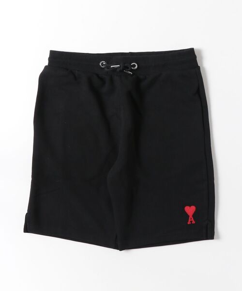 AMI Alexandre Mattiussi(アミアレクサンドルマテュッシ)の「【AMI PARIS】アミ パリス AMI DE COEUR Short Pantsトラックショーツ ハーフパンツ スウェットパンツ(スウェットパンツ・メンズ・ブラック/グレー・MEDIUM/LARGE/X-LARGE)」の3枚目の写真