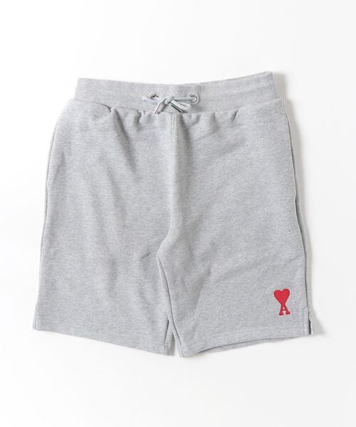 AMI Alexandre Mattiussi(アミアレクサンドルマテュッシ)の「【AMI PARIS】アミ パリス AMI DE COEUR Short Pantsトラックショーツ ハーフパンツ スウェットパンツ(スウェットパンツ・メンズ・ブラック/グレー・MEDIUM/LARGE/X-LARGE)」の4枚目の写真