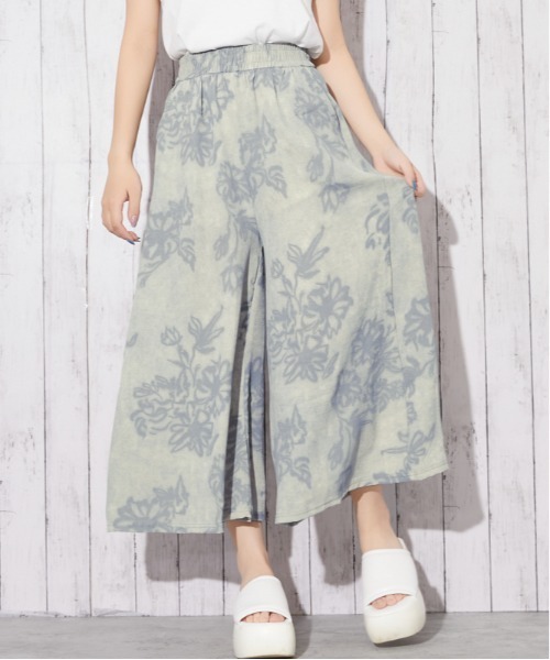 GORGE(ゴージ)の「《花柄プリント・ムラ染め風》ワイドパンツ/フェミニン/春夏秋/全3色(その他パンツ・レディース・ベージュ/グレー/ネイビー・F)」の17枚目の写真