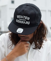 BRIXTON(ブリクストン)の「BRIXTON/ブリクストン CHAINS NP HP TRUCKER HAT メッシュキャップ トラッカーキャップ フラットバイザー 深め 5パネル プリント メンズ ユニセックス 2026年 夏 夏服(キャップ)」