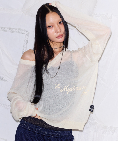 THE MYSTERIOUS HOTEL（ザミステリアスホテル）の「CHOKER SUMMER KNIT [IVORY]（ニット/セーター・レディース・その他・FREE）」の2枚目の写真