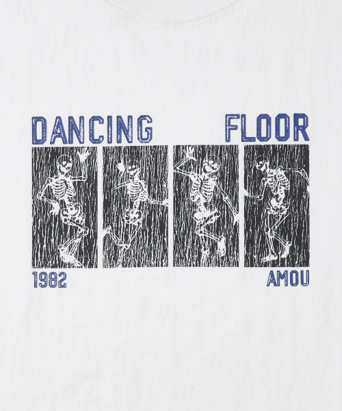 AMOU（アモウ）の「Dancing Skull half  T-shirts WHITE（Tシャツ/カットソー・レディース・その他・3/2/1）」の11枚目の写真