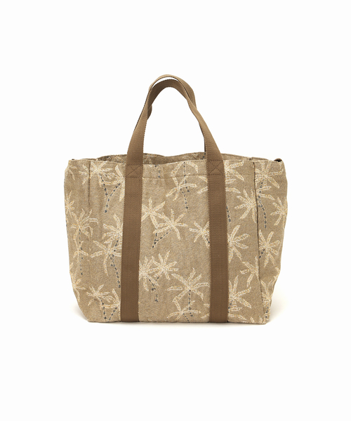 FRAMeWORK（フレームワーク）の「PAYDAY /ペイデイ 別注JACQUARD PALMTREE TOTE ポーチ（トートバッグ・レディース・アイボリー・FREE）」の11枚目の写真