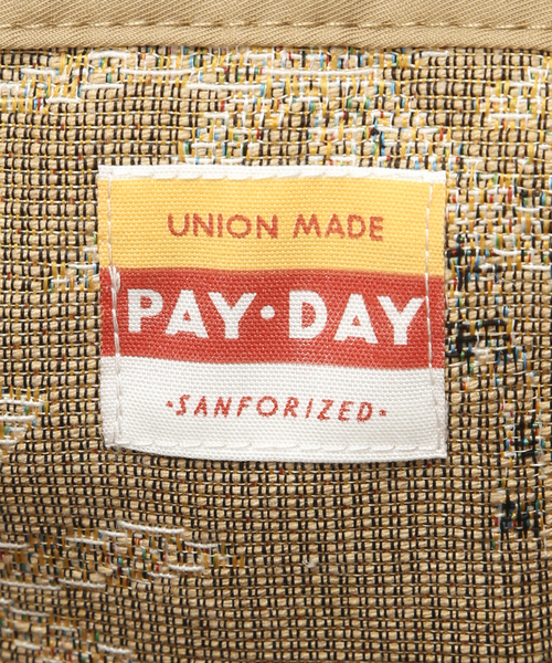 FRAMeWORK（フレームワーク）の「PAYDAY /ペイデイ 別注JACQUARD PALMTREE TOTE ポーチ（トートバッグ・レディース・アイボリー・FREE）」の15枚目の写真