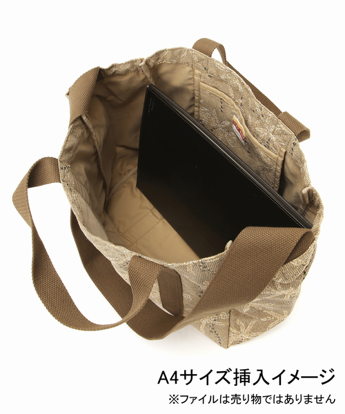 FRAMeWORK（フレームワーク）の「PAYDAY /ペイデイ 別注JACQUARD PALMTREE TOTE ポーチ（トートバッグ・レディース・アイボリー・FREE）」の21枚目の写真
