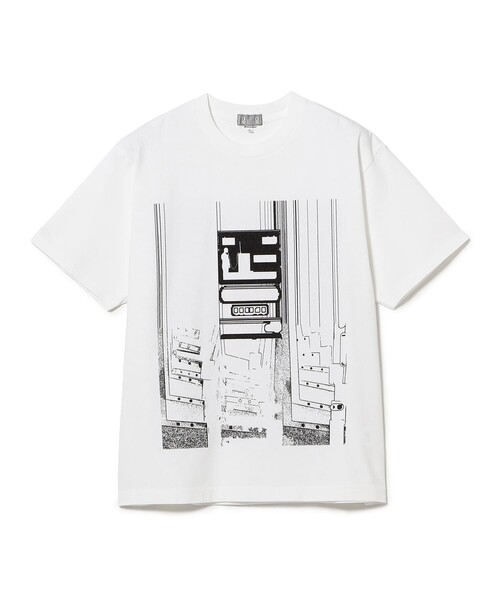 C.E(シーイー)の「C.E / MD ComEcho T(Tシャツ/カットソー・メンズ・ホワイト・XX-LARGE/LARGE/X-LARGE/MEDIUM)」の1枚目の写真