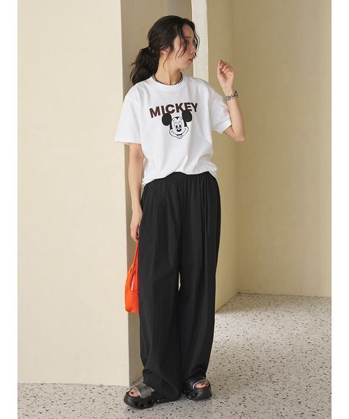 emmi(エミ)の「【emmi×GOOD ROCK SPEED】MICKEY MOUSE /Tシャツ(Tシャツ/カットソー・レディース・ホワイト/チャコールグレー/ピンク・F)」の11枚目の写真