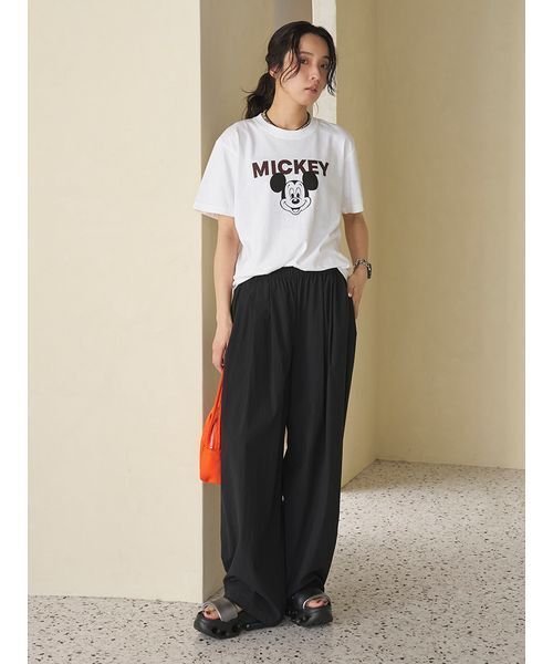 emmi(エミ)の「【emmi×GOOD ROCK SPEED】MICKEY MOUSE /Tシャツ(Tシャツ/カットソー・レディース・ホワイト/チャコールグレー/ピンク・F)」の12枚目の写真