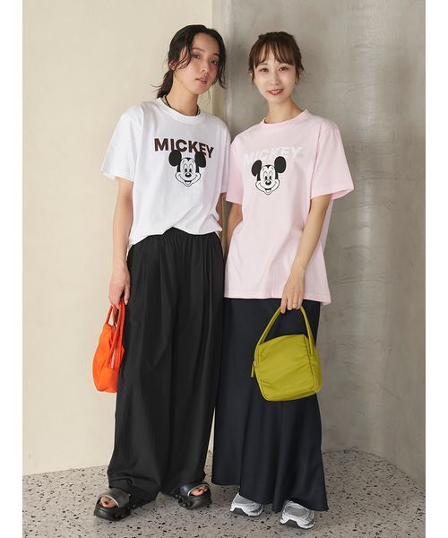 emmi(エミ)の「【emmi×GOOD ROCK SPEED】MICKEY MOUSE /Tシャツ(Tシャツ/カットソー・レディース・ホワイト/チャコールグレー/ピンク・F)」の14枚目の写真