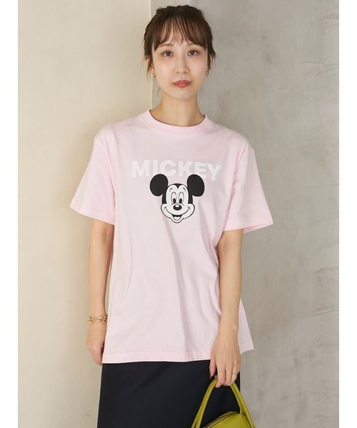 emmi(エミ)の「【emmi×GOOD ROCK SPEED】MICKEY MOUSE /Tシャツ(Tシャツ/カットソー・レディース・ホワイト/チャコールグレー/ピンク・F)」の16枚目の写真