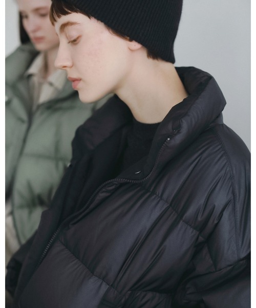 anuke（アンヌーク）の「Standcollar Down Jacket（ダウンジャケット/コート・レディース・チャコールグレー/オリーブ・36inch/38inch）」の20枚目の写真