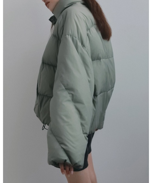 anuke（アンヌーク）の「Standcollar Down Jacket（ダウンジャケット/コート・レディース・チャコールグレー/オリーブ・36inch/38inch）」の9枚目の写真