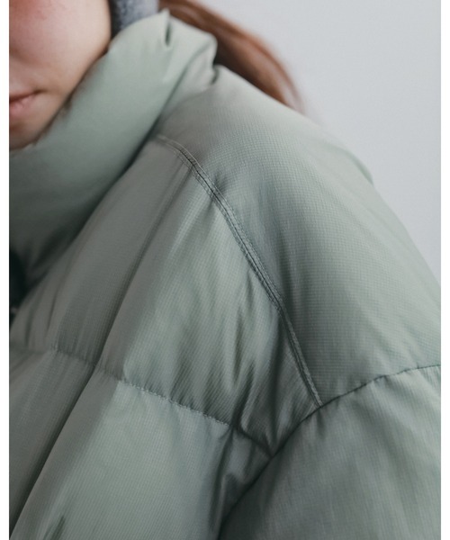 anuke（アンヌーク）の「Standcollar Down Jacket（ダウンジャケット/コート・レディース・チャコールグレー/オリーブ・36inch/38inch）」の10枚目の写真
