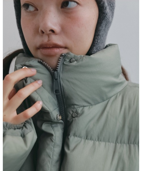 anuke（アンヌーク）の「Standcollar Down Jacket（ダウンジャケット/コート・レディース・チャコールグレー/オリーブ・36inch/38inch）」の11枚目の写真