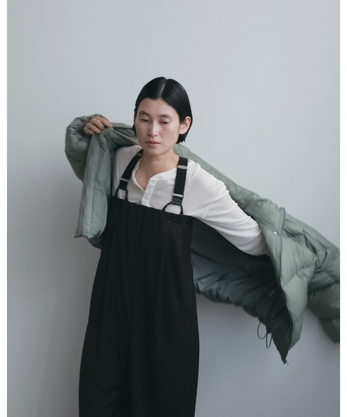anuke（アンヌーク）の「Standcollar Down Jacket（ダウンジャケット/コート・レディース・チャコールグレー/オリーブ・36inch/38inch）」の3枚目の写真