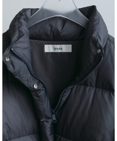 anuke（アンヌーク）の「Standcollar Down Jacket（ダウンジャケット/コート・レディース・チャコールグレー/オリーブ・36inch/38inch）」の7枚目の写真