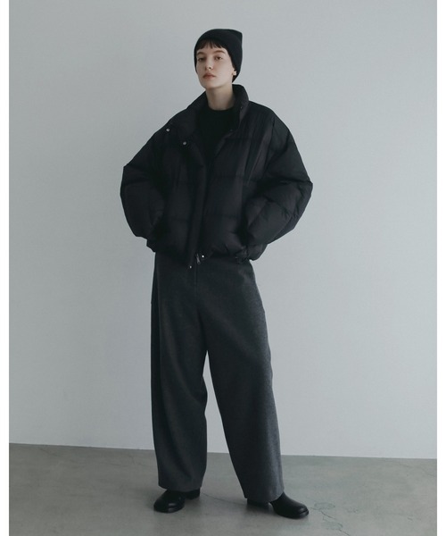 anuke（アンヌーク）の「Standcollar Down Jacket（ダウンジャケット/コート・レディース・チャコールグレー/オリーブ・36inch/38inch）」の17枚目の写真