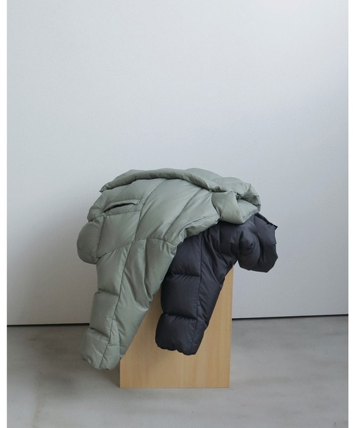 anuke（アンヌーク）の「Standcollar Down Jacket（ダウンジャケット/コート・レディース・チャコールグレー/オリーブ・36inch/38inch）」の12枚目の写真