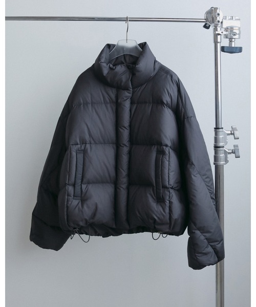 anuke（アンヌーク）の「Standcollar Down Jacket（ダウンジャケット/コート・レディース・チャコールグレー/オリーブ・36inch/38inch）」の15枚目の写真