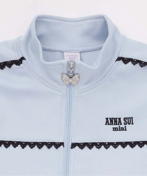 ANNA SUI mini（アナスイ・ミニ）の「トラックジャケット（Tシャツ/カットソー・キッズ・ネイビー/サックスブルー・L 155-165cm/L(145-155cm)/L(130-140cm)）」の4枚目の写真