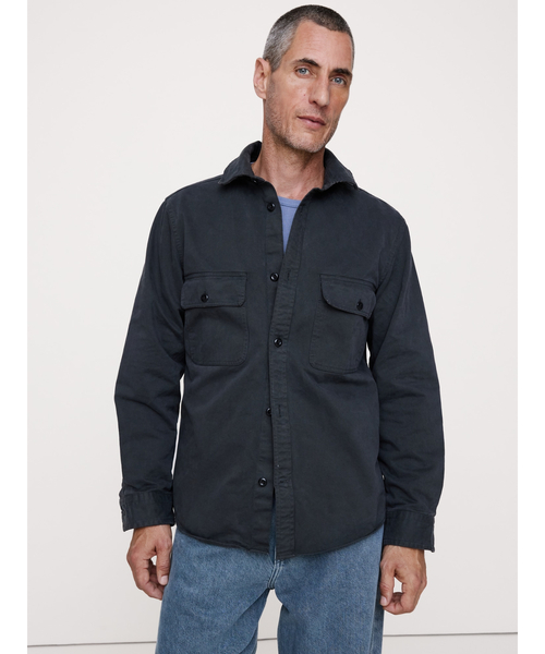 Banana Republic（バナナリパブリック）の「コットンツイル シャツジャケット（その他アウター・メンズ・オリーブ/ブラック・S/M/L/XL）」の6枚目の写真