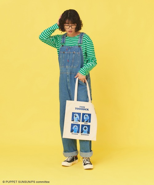 ACCOMMODE(アコモデ)の「パペットスンスン/キャンバストートバッグ(トートバッグ・レディース・C/B/A・FREE)」の11枚目の写真