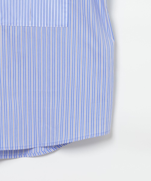 GEORGE'S(ジョージズ)の「切替刺繍シャツ(シャツ/ブラウス・メンズ・ブルー/ベージュ・LARGE/MEDIUM)」の8枚目の写真