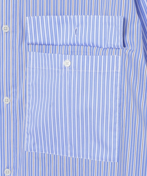 GEORGE'S(ジョージズ)の「切替刺繍シャツ(シャツ/ブラウス・メンズ・ブルー/ベージュ・LARGE/MEDIUM)」の7枚目の写真