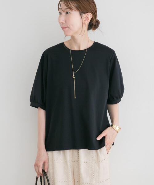 ITEMS URBANRESEARCH(アイテムズ アーバンリサーチ)の「袖デザインカットソー(Tシャツ/カットソー・レディース・ブラウン/ホワイト/ブラック/ライトブルー・FREE)」の13枚目の写真
