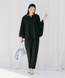 リブ イン コンフォート きちんとシーンも涼しく快適に 接触冷感のセレモニーセットアップ〈ブラック〉