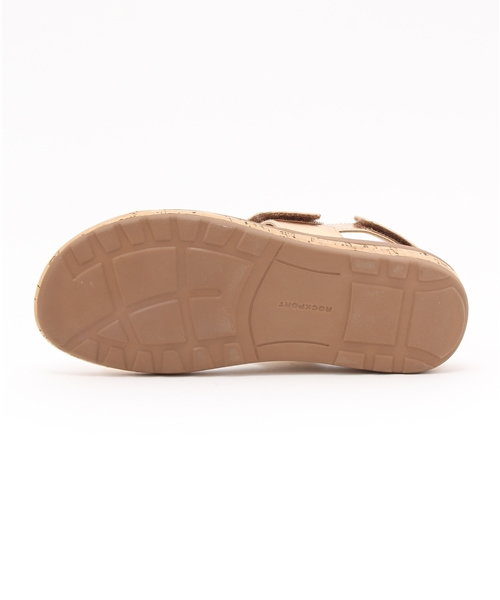 ROCKPORT（ロックポート）の「ウィークエンド カジュアルス ケオーナ　2バンド(WEEKEND CASUALS KEONA 2 BAND GORE)（サンダル・レディース・ゴールド×ブラウン・24.5cm/24.0cm/22.5cm/22.0cm/23.5cm/23.0cm/25.0cm）」の7枚目の写真