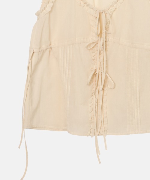LE CIEL BLEU(ルシェルブルー)の「フリルブラウス / Frill Blouse(シャツ/ブラウス・レディース・ブラック/ホワイト・36)」の12枚目の写真