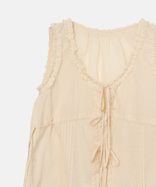 LE CIEL BLEU(ルシェルブルー)の「フリルブラウス / Frill Blouse(シャツ/ブラウス・レディース・ブラック/ホワイト・36)」の11枚目の写真