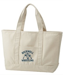 Ol' Basics（オール・ベーシックス） ビッグトートバッグ キャンバス レスリングイラスト カレッジロゴ プリント 鞄 BAG アメカジ メンズ レディース ユニセックス
