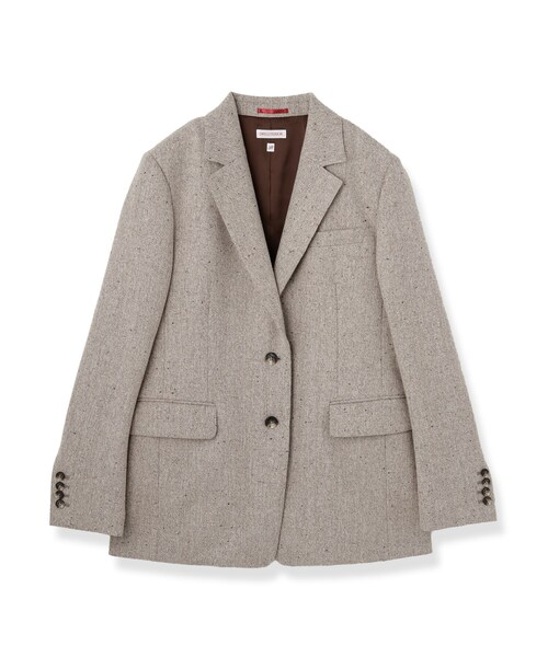 DRESSTERIOR(ドレステリア)の「【セットアップ可】ネップツイード ジャケット(テーラードジャケット・レディース・ベージュ系3/グレー系その他4・36/38)」の3枚目の写真