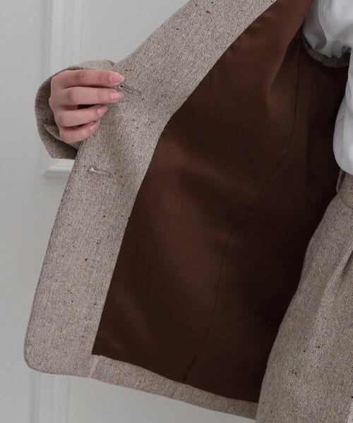 DRESSTERIOR(ドレステリア)の「【セットアップ可】ネップツイード ジャケット(テーラードジャケット・レディース・ベージュ系3/グレー系その他4・36/38)」の21枚目の写真