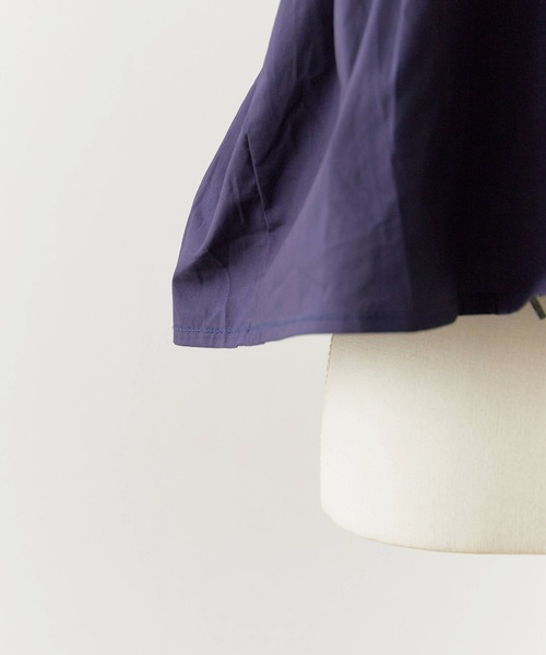 Chick（チック）の「Ruffle Shirring Cami Top / フリルシャーリング キャミトップス 夏物 夏服（キャミソール・レディース・ネイビー/グリーン/ホワイト・FREE）」の6枚目の写真