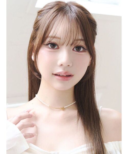 EATME(イートミー)の「ハートモチーフフェイクパールネックレス(ネックレス・レディース・ゴールド・FREE)」の3枚目の写真