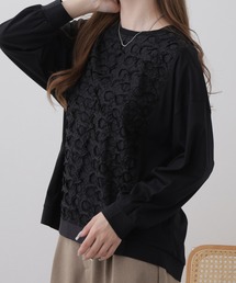 KEI Hayama PLUS 刺繍カットソー 長袖
