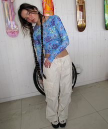 CENTAUR.KR（セントール）の「LACE-UP CARGO BANDING PANTS_IVORY（その他パンツ）」