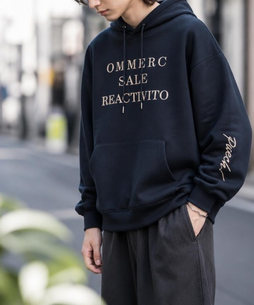 Burner(バーナー)の「【Cr+ov(クローヴ)】ロゴプリント ゆったりプルオーバーフーディー cro-hoodie-10-20【RBT】(パーカー・メンズ・ブラック系その他/ベージュ系その他/ブルー系その他/パープル/グレー/ブラック/ベージュ系その他3/グレー系その他3/グレー系その他2/グレー系その他/ピンク・FREE)」の9枚目の写真