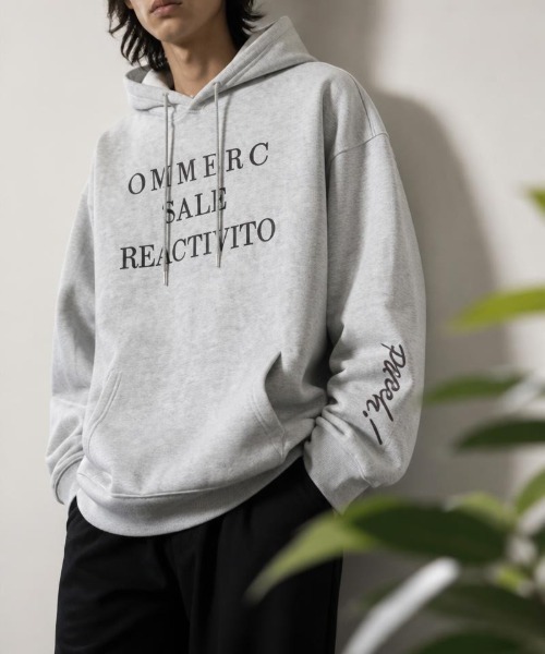 Burner(バーナー)の「【Cr+ov(クローヴ)】ロゴプリント ゆったりプルオーバーフーディー cro-hoodie-10-20【RBT】(パーカー・メンズ・ブラック系その他/ベージュ系その他/ブルー系その他/パープル/グレー/ブラック/ベージュ系その他3/グレー系その他3/グレー系その他2/グレー系その他/ピンク・FREE)」の6枚目の写真