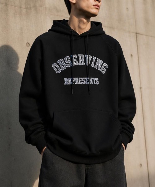 Burner(バーナー)の「【Cr+ov(クローヴ)】ロゴプリント ゆったりプルオーバーフーディー cro-hoodie-10-20【RBT】(パーカー・メンズ・ブラック系その他/ベージュ系その他/ブルー系その他/パープル/グレー/ブラック/ベージュ系その他3/グレー系その他3/グレー系その他2/グレー系その他/ピンク・FREE)」の13枚目の写真