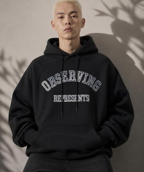Burner(バーナー)の「【Cr+ov(クローヴ)】ロゴプリント ゆったりプルオーバーフーディー cro-hoodie-10-20【RBT】(パーカー・メンズ・ブラック系その他/ベージュ系その他/ブルー系その他/パープル/グレー/ブラック/ベージュ系その他3/グレー系その他3/グレー系その他2/グレー系その他/ピンク・FREE)」の15枚目の写真