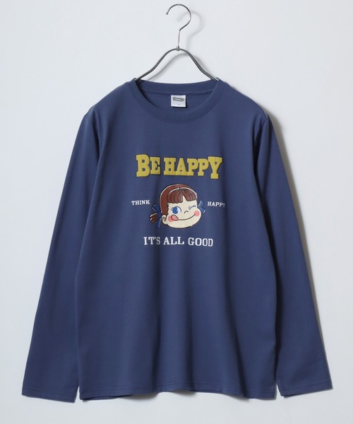 sanrio（サンリオ）の「2026AW sanrio/サンリオ peko/ペコちゃん フロント バックプリント ワンポイント刺繍 長袖Tシャツ ロンT（Tシャツ/カットソー・レディース・ブルー/モカ/ワイン/クリーム・L/M）」の7枚目の写真