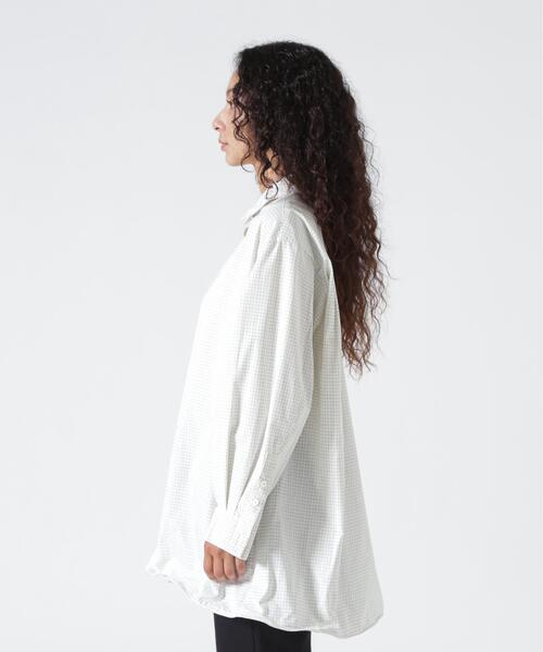 YENN(イエン)の「YENN(イエン)WIRED ONER SHIRT(シャツ/ブラウス・レディース・ブルー/ホワイト・F)」の6枚目の写真